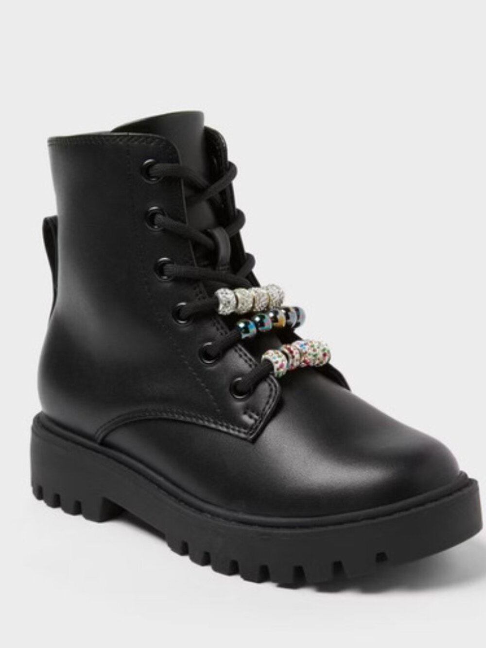 Kids' Bronx Lace-Up Combat Boots - art class